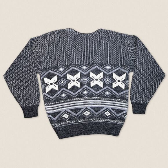 Vintage 90s Grandpa Cardigan Sweater J.J. Cochran - Size Large - Picture 2 of 6